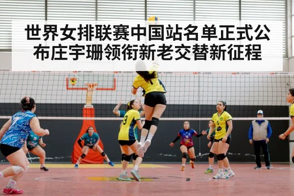 volleyball match action